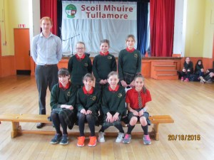 Mr. Hickey and the senior problem solvers.