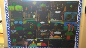 Beautiful art filling the halls.