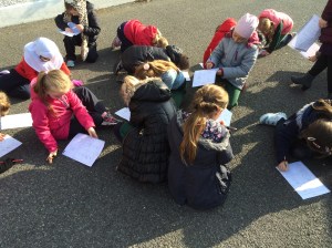 Second Class getting stuck in.