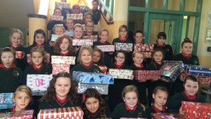 A collection of Shoeboxes ready to wing their way around the world!!